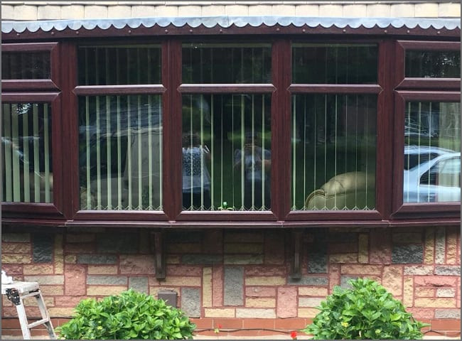 Modern sliding glass doors